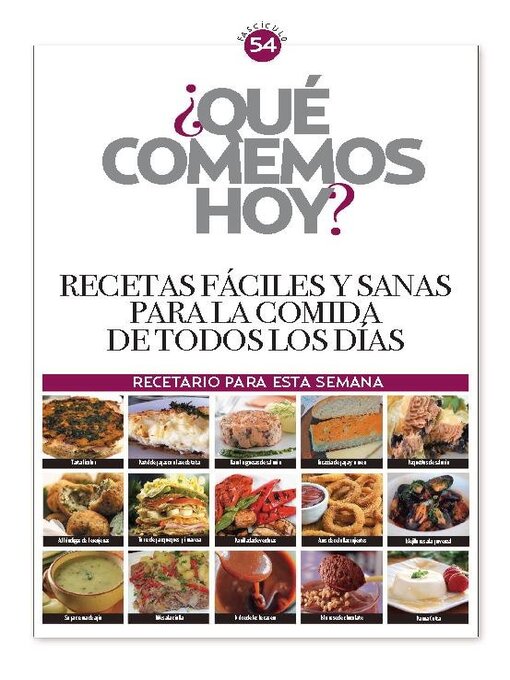 Title details for ¿Qué comemos hoy? by Media Contenidos - Available